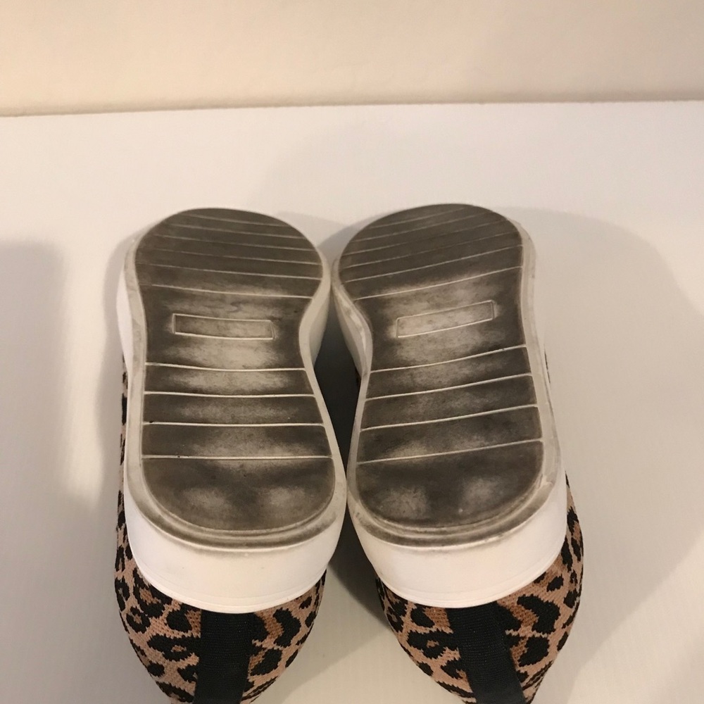 Steven New York Women's Chime Leopard Knit High-Top Fashion Sneakers. - Picture 7 of 7